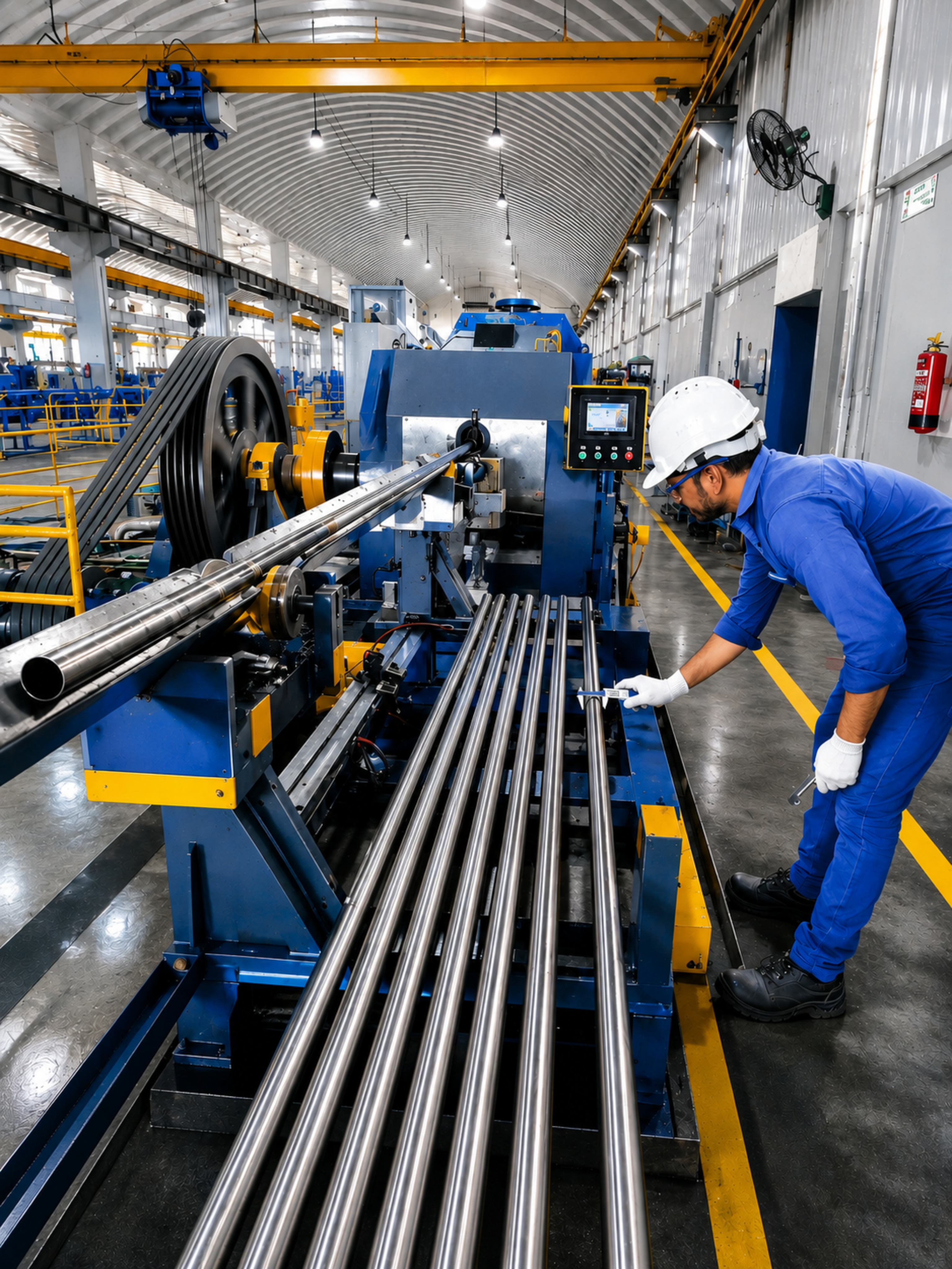 Precision quality inspection at Shambho Techsteel